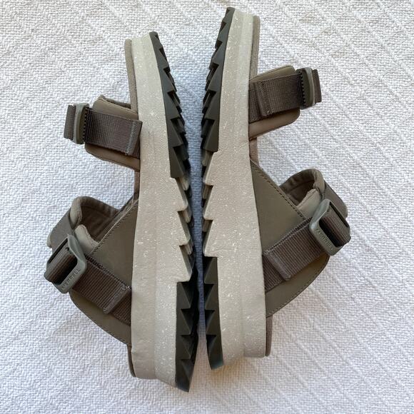 Merrell‎ Women’s Alpine Cush Slide Sandals Brindle Comfort Adventure Slides - Picture 9 of 12